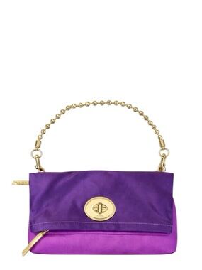 Coach Amanda Satin Fold Over Clutch-NWOT